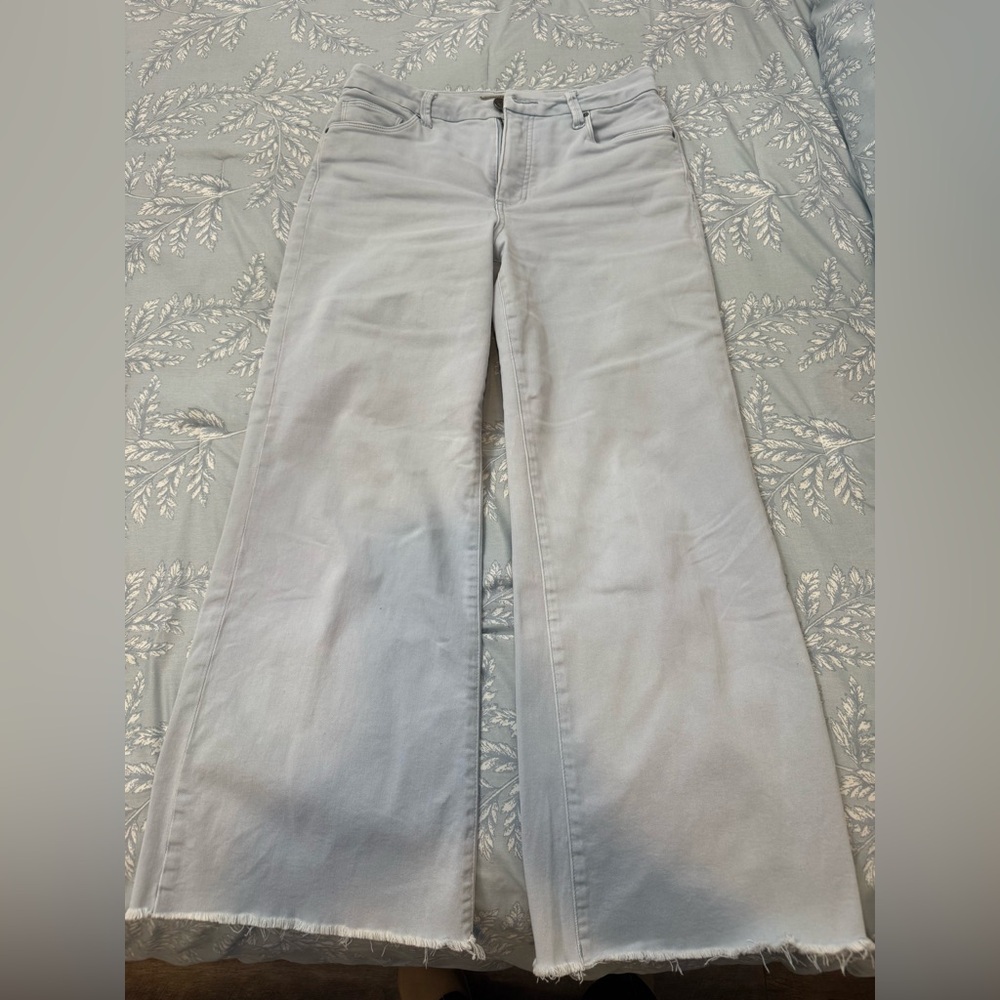 Women's Kut Light Blue Raw Hem Pants